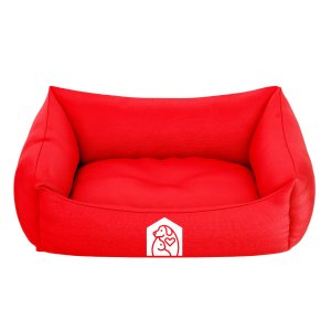 Cama Pet Para Cachorro Gato Pequeno Vermelha Cachorro E Gato:Vermelho