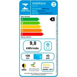 Smart Tv 43 Polegadas QLED 4K The Frame 43LS03B Samsung - 10