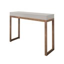 Ver imagem 2 de Aparador Premium Retrô Opala Base Madeira Tampo Mdf para Sala - Off White