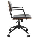 Ver imagem 6 de Kit com 8 Cadeiras Office com Relex em Aço Carbono e Couro Ecologico Dijon Preto