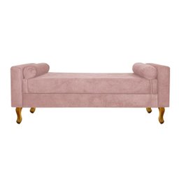 Recamier Félix Queen Size 160cm Suede Rosê - 2