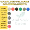 Ver imagem 5 de Tela Sombrite Decorativo Verde 90% 4m X 5m Bainha e Ilhós a Cada 50cm