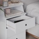 Ver imagem 4 de Mesa de Cabeceira Luxo New Branco - Ej Móveis