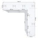 Ver imagem 4 de KIT CLOSET SAPATEIRA CABIDEIRO GAVETEIRO 100% MDF M467.B MUNDI MOVEIS