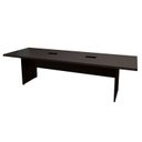 Ver imagem 2 de Mesa Reunião Escritório 6 Lugares 250x90cm 2 Caixas de Tomadas Pés Painel 100% MDF Corporate