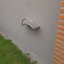 Ver imagem 2 de Suporte de Enrolar Mangueira Apoio Fixo na Parede Cor Inox Polido