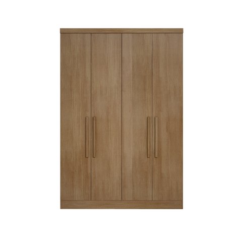 Modulo de Casal Safira para Guarda-roupas em Mdf com 4 Portas e 3 Gavetas Clic Móveis