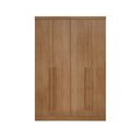Ver imagem 1 de Modulo de Casal Safira para Guarda-Roupas em MDF com 4 Portas e 3 Gavetas Una Mobília