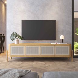 Rack 4 Portas Rattan Natural - Cl2472 - 1