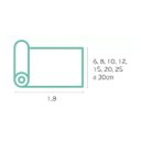 Ver imagem 2 de Atadura Crepom Ina 13f-10cmx1,8m - Kit 96 Rolos - Neve