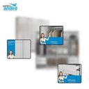 Ver imagem 5 de Guarda Roupa Casal 8 Portas 4 Gavetas Master New Branco Brilho com Pés - Santos Andirá