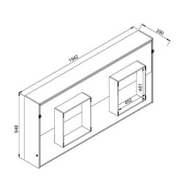 Cama Articulada Horizontal Com Nichos Solteiro Branca Lilies Móveis - 3