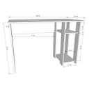 Ver imagem 3 de Mesa Gamer 108 cm Suporte para Cpu Neko Ptl:Preto Fosco Vermelho