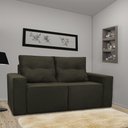 Ver imagem 1 de Sofá 2 Lugares Onix 1,80m para Sala Confortavel Sued Herrero Cor:marrom