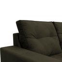 Ver imagem 5 de Sofá 2 Lugares Onix 1,80m para Sala Confortavel Sued Herrero Cor:marrom