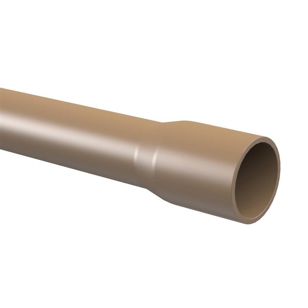 Tubo de PVC Soldável Marrom 1/2" 20mm 6 Metros - 10120209 - TIGRE