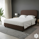 Ver imagem 4 de Cabeceira de Cama Box Casal 140cm Orgânica Marrom - Veludo