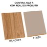 Módulo Armário Aéreo 88x35 1 Porta 100% Mdf Cozinha Modulada Provence Robel Hanover/fendi - 4