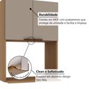 Ver imagem 4 de Armário Aéreo para Micro-Ondas 2 Portas 60cm Vitra Luciane Móveis