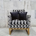 Ver imagem 3 de Kit 4 Capa Almofadas Cetim 35x35 Luxo Ziper Invisivel - Magic Enxovais Preto
