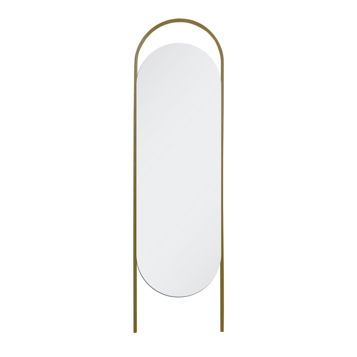 Espelho Decorativo de Chão Portal Fit Dourado 150x43cm Oblongo - 3