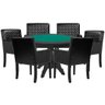 Mesa de Jogos Redonda Tampo Reversível 6 Cadeiras - 3