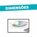 Ver imagem 6 de Mouse sem Fio Recarregável Ergonômico Led Wifi Slim: