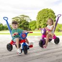 Ver imagem 5 de Carrinho Infantil Kemotoca com Haste - Passeio e Pedal Divertido Cor:gatinha