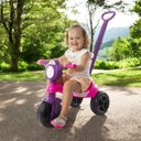 Ver imagem 2 de Carrinho Infantil Kemotoca com Haste - Passeio e Pedal Divertido Cor:gatinha