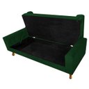 Ver imagem 6 de Recamier Baú Félix King Size 195cm Suede Verde