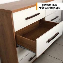 Comoda Jade 8 Gavetas - Mel - 2