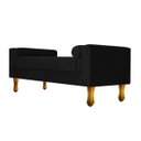 Ver imagem 4 de Recamier Baú Félix King Size 195cm Suede Preto