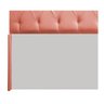 Cabeceira Lara 193 cm King Size Suede Coral - Doce Sonho Móveis - 4