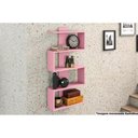 Ver imagem 4 de Prateleira Decorativa Sala Estar Am 3087 Rustico - Movelbento