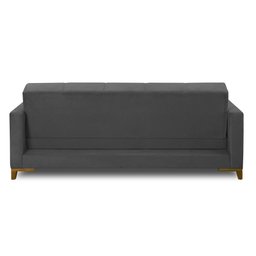 Sofá Cama 3 Lugares 2,00m Aurora Suede Adonai Estofados - 10