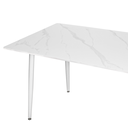 Ver imagem 2 de Mesa de Jantar Polar Moderna 4 Lugares Tampo Cerâmica Branco 140cm