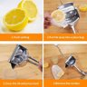 Espremedor de Suco Manual Inox, Limão, Laranja e Frutas, Extrator Reforçado com Bico Multifuncional  - 4