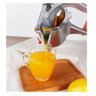 Espremedor de Suco Manual Inox, Limão, Laranja e Frutas, Extrator Reforçado com Bico Multifuncional  - 7