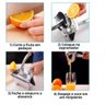 Espremedor de Suco Manual Inox, Limão, Laranja e Frutas, Extrator Reforçado com Bico Multifuncional  - 6