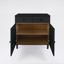 Ver imagem 5 de Aparador Buffet Ditália 2 Gav 2 Portas 2 Unidades R-629 Cor:preto