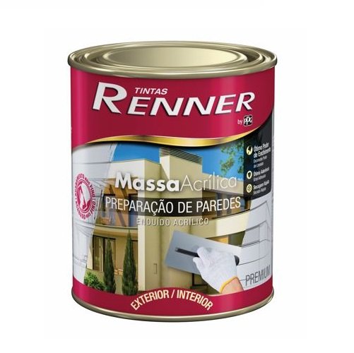 Massa Acrilica 900ml Renner Unico