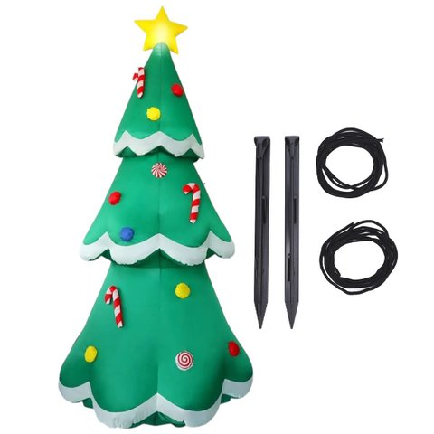 Arvore Natal Inflavel Grande Enfeite Natalino Loja Comercio Shopping Casa Predio Hall Entrada Comemo