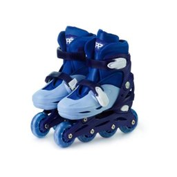 Patins In Line Infantil Ajustável Azul 30 Ao 33 - 1