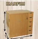 Ver imagem 3 de Gabinete 5 Gavetas Máquina Domestica+4 Rodinhas- Luxo-marfim