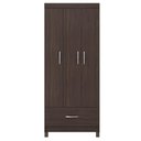 Ver imagem 2 de Guarda Roupa Solteiro Prince com Cômoda Montevidéu Café Touch - Demóbile