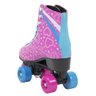 Patins Infantil 4 Rodas Quad Roller E Skate Rosa 37-38 - 3