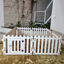 Ver imagem 4 de Cercado Pet Desmontável Movél Cachorro Cães de Luxo Madeira