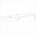 Ver imagem 2 de Frigideira de Ferro Profissional 24 Cm 1,3 L Tramontina