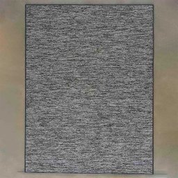 Tapete Kampur Sala Quarto 150x200 Tecido Conforto Decorativo - Grafite Palha - 7