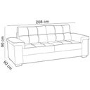 Ver imagem 6 de Sofá 3 e 2 Lugares para Sala de Estar Living Allon F04 Veludo Marrom Claro - Lyam Decor